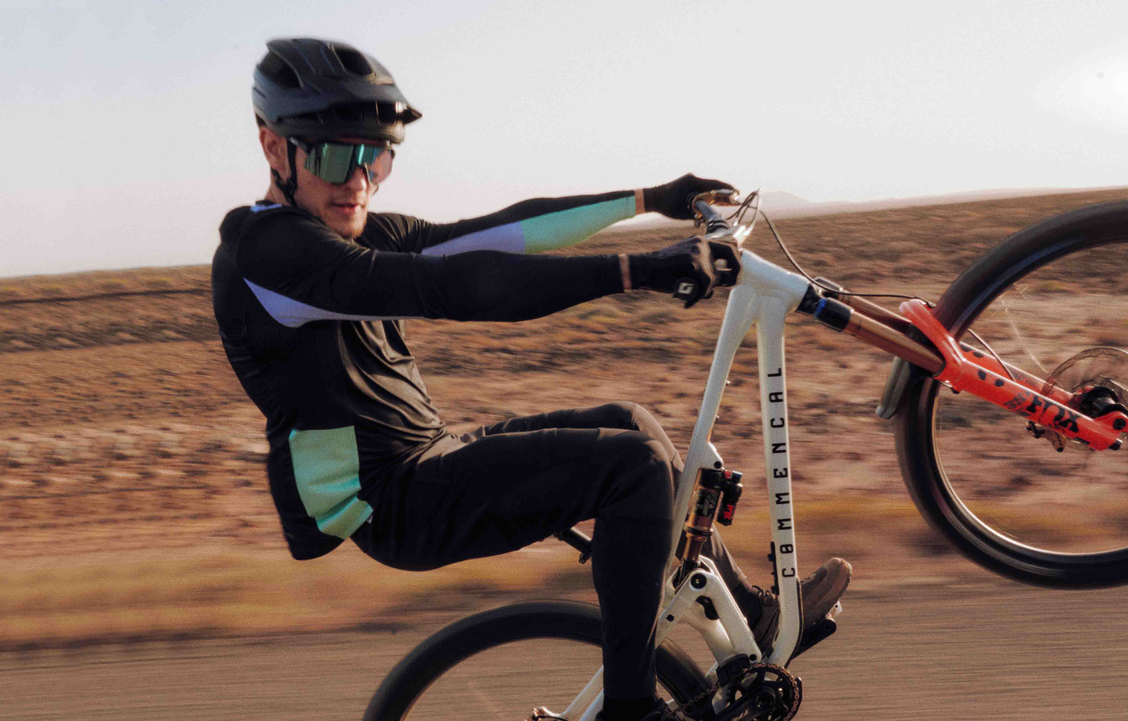COMMENCAL LIGHTECH LONG SLEEVE JERSEY NEO BLACK image large number 1