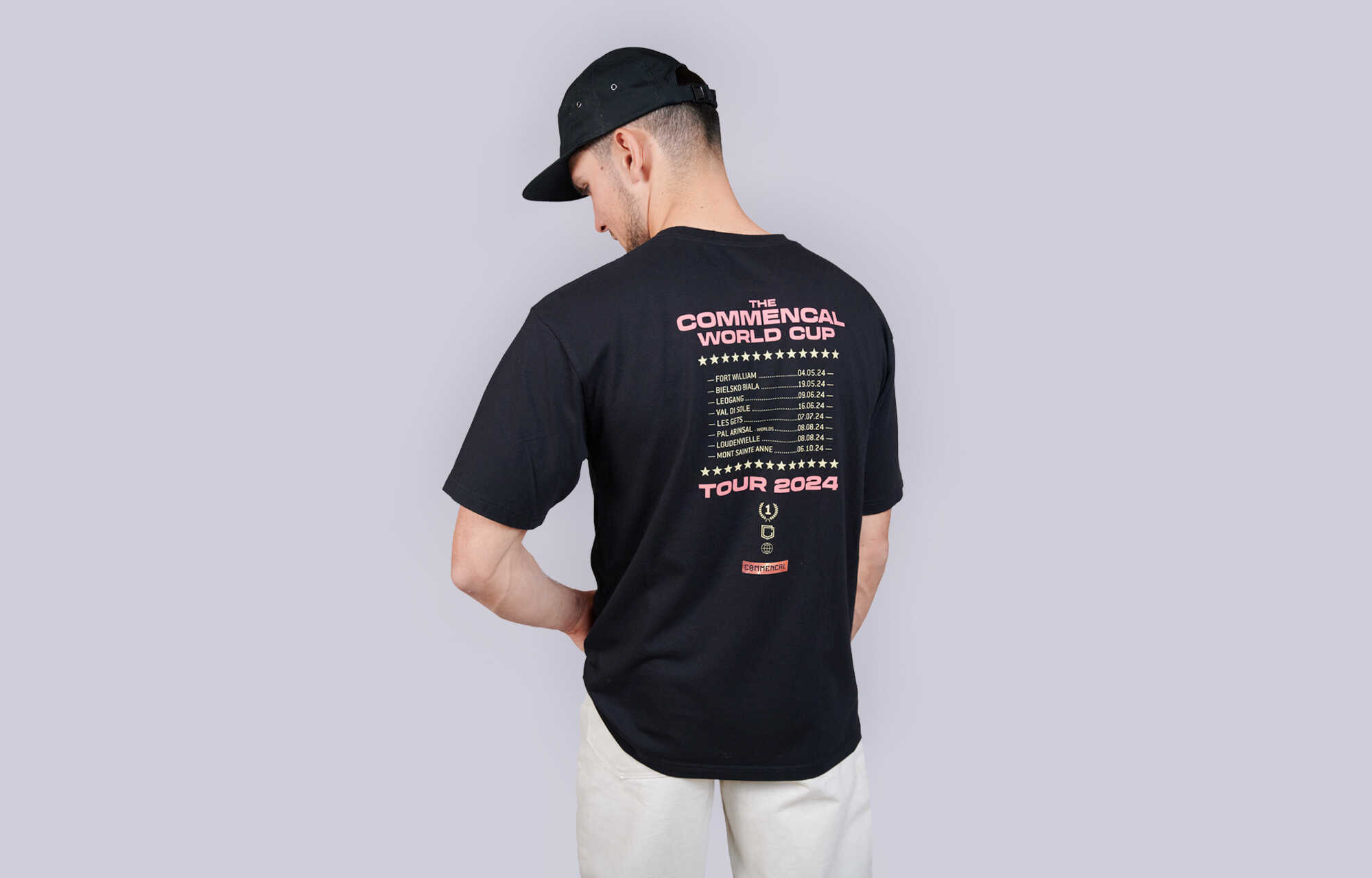 LOOSE FIT LIGHT COMMENCAL WORLD CUP T-SHIRT BLACK image large number 0