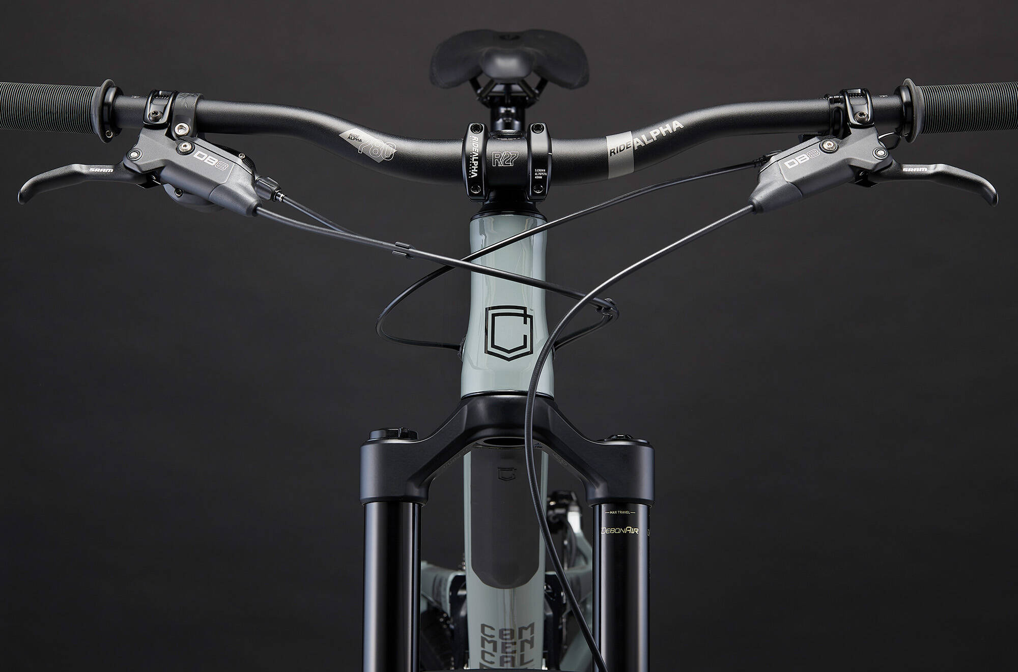 COMMENCAL CLASH RIDE PYRITE GREY ROCKSHOX image large number 4