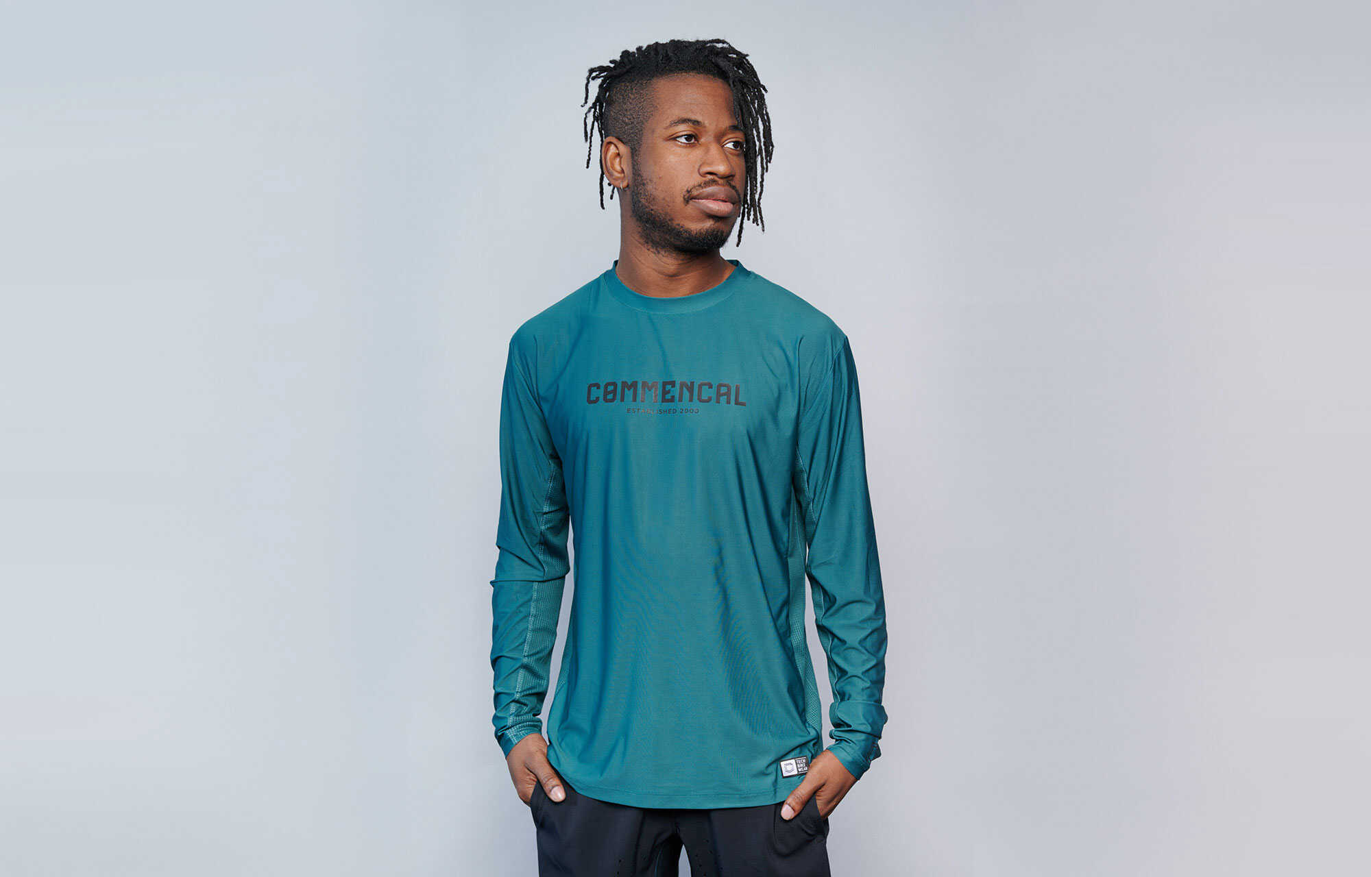 MAGLIA COMMENCAL LIGHTECH MANICHE LUNGHE CORPORATE DEEP OCEAN image cover number 0