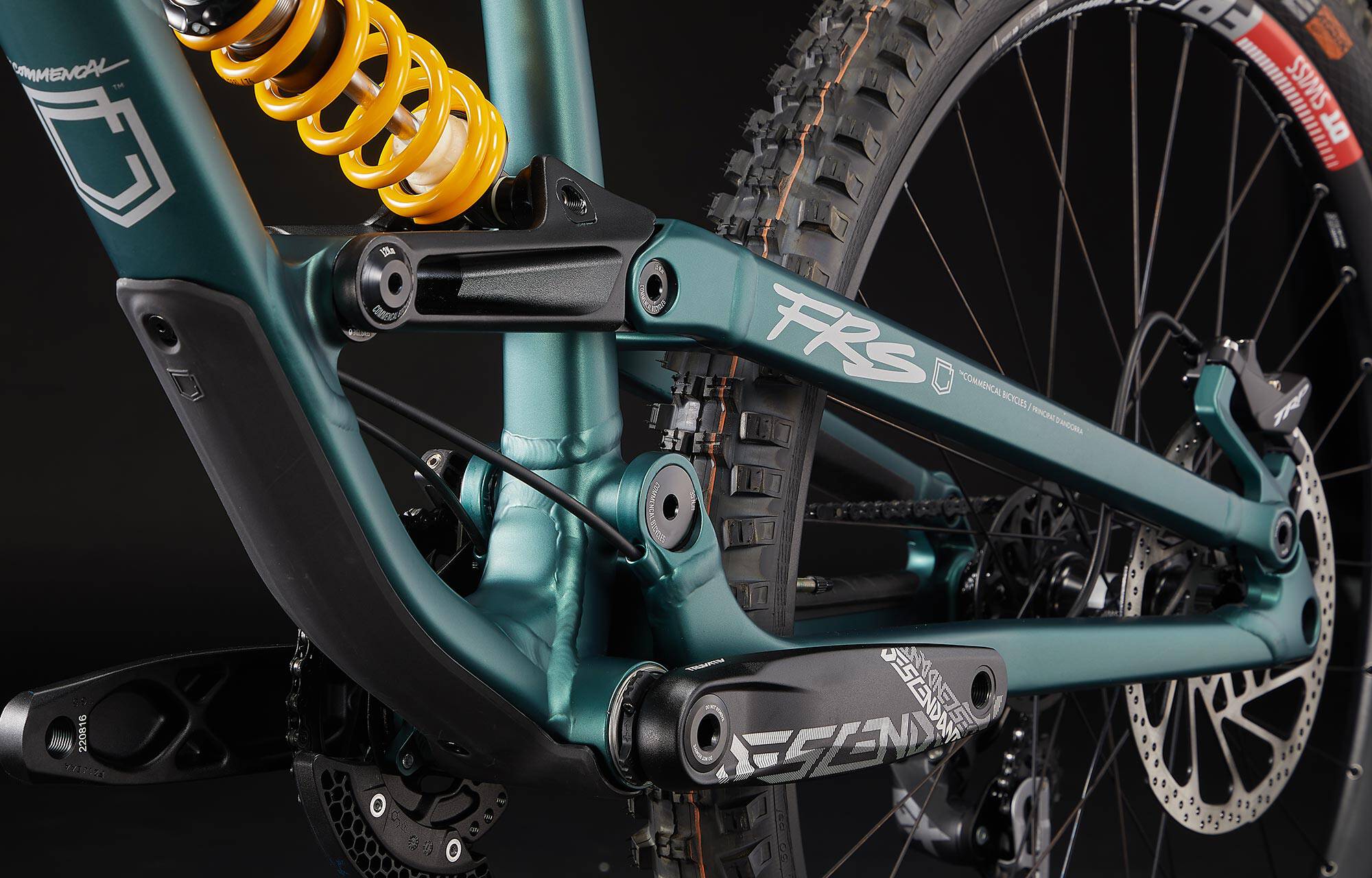 COMMENCAL FRS OHLINS EDITION METALLIC GREEN image large number 4