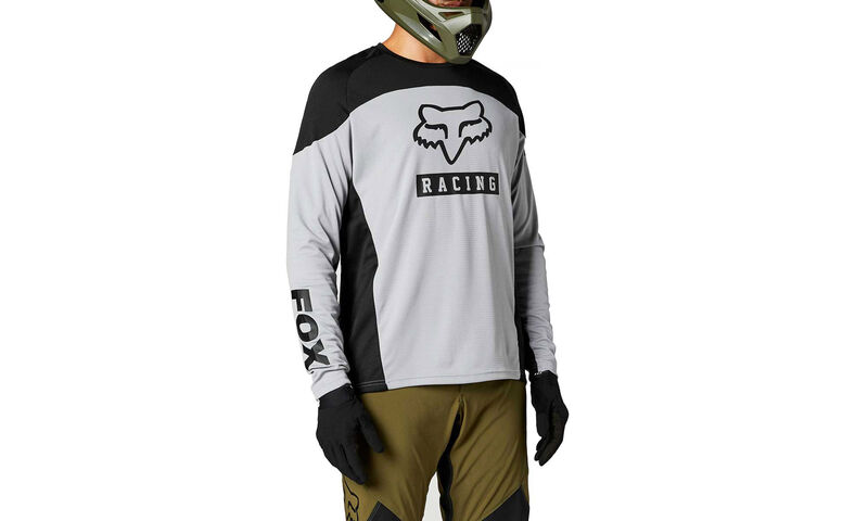 MAILLOT MANGAS LARGAS FOX DEFEND STEEL GREY