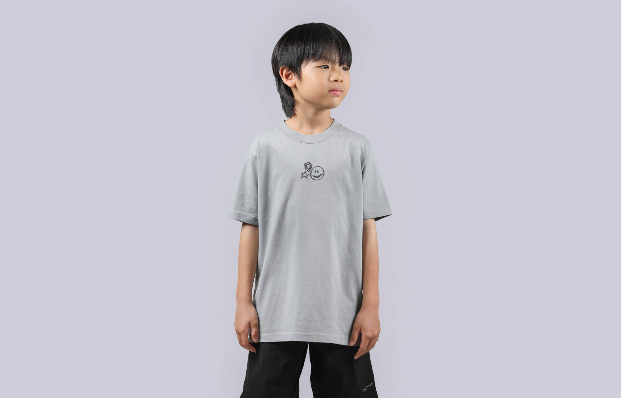 COMMENCAL KIDS REGULAR FIT LOGORAMA T-SHIRT GREY image large number 0