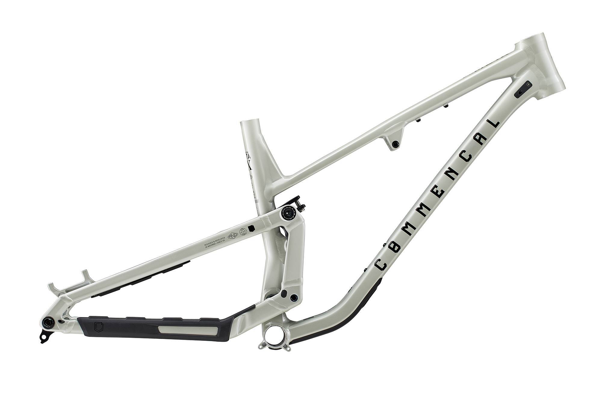 CUADRO COMMENCAL META SX V5 CLEAR SILVER image cover number 0
