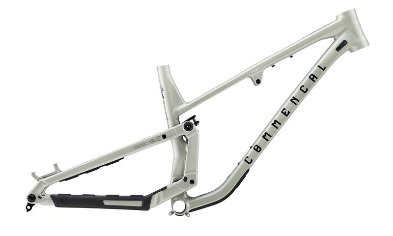 FRAME COMMENCAL META SX V5 CLEAR SILVER
