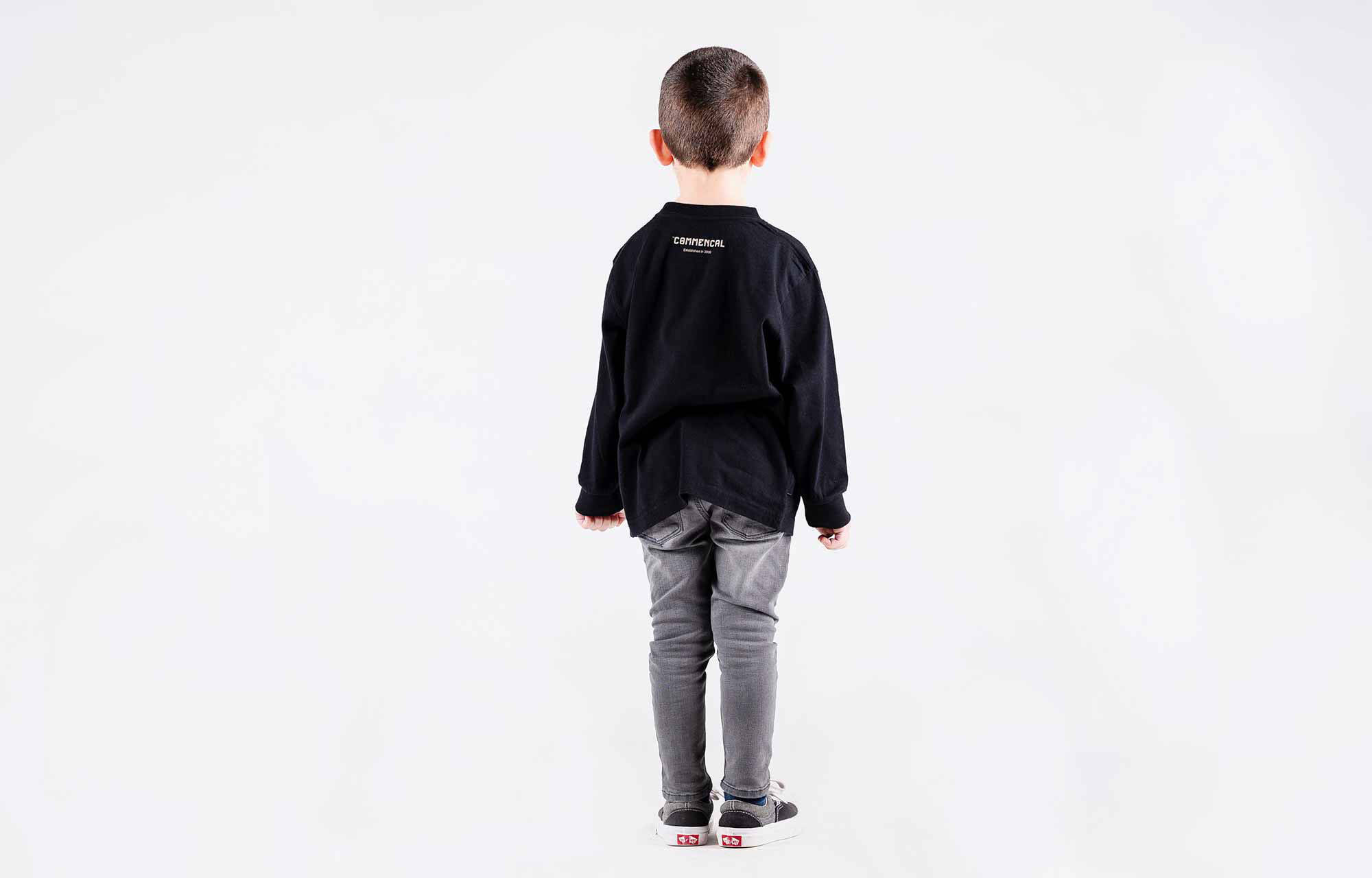 CAMISETA MANGA LARGA COMMENCAL KIDS CORN & BLACK image large number 1