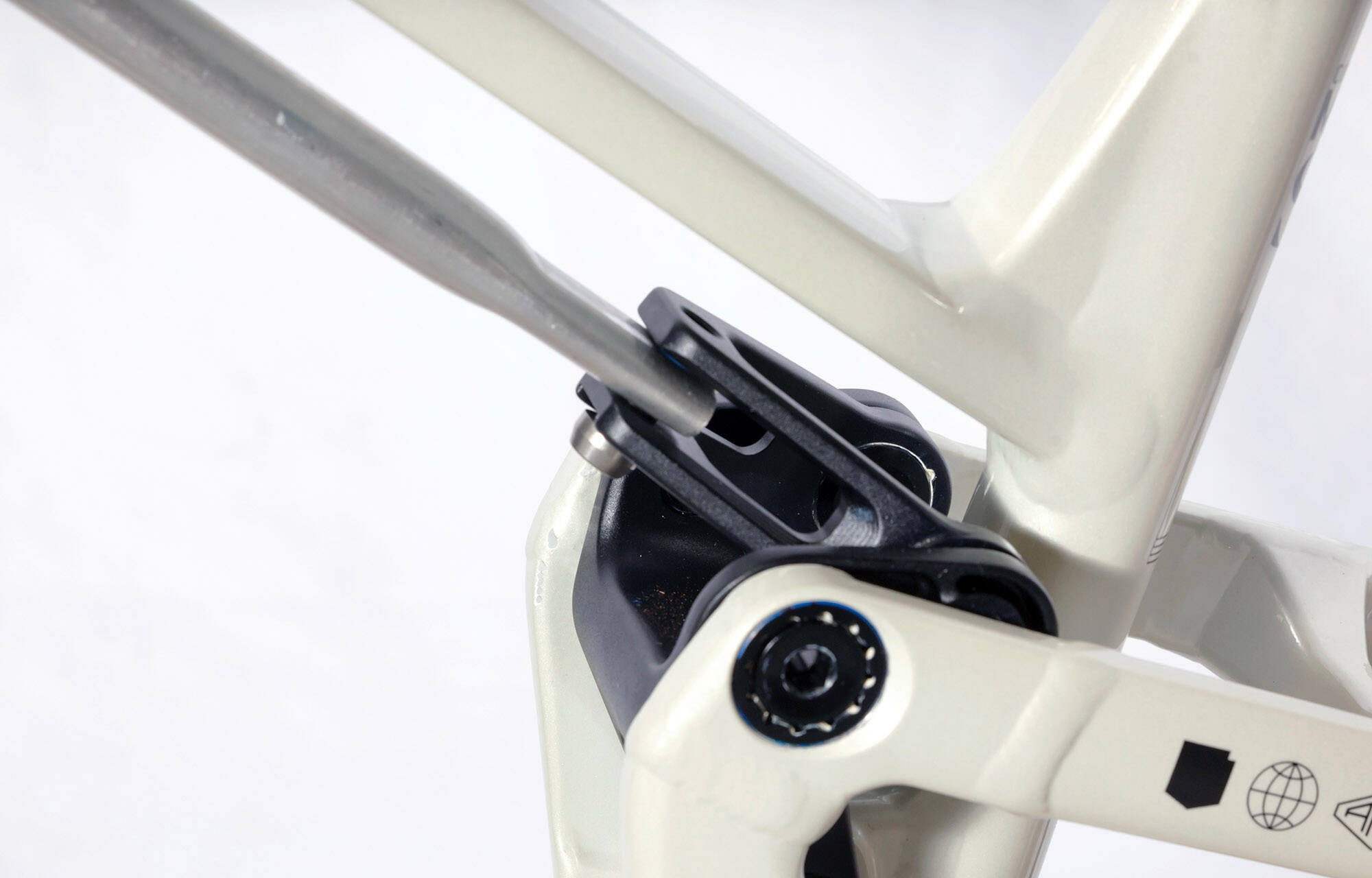FRAME COMMENCAL META SX V5 CLEAR SILVER - M (23230402) image large number 2
