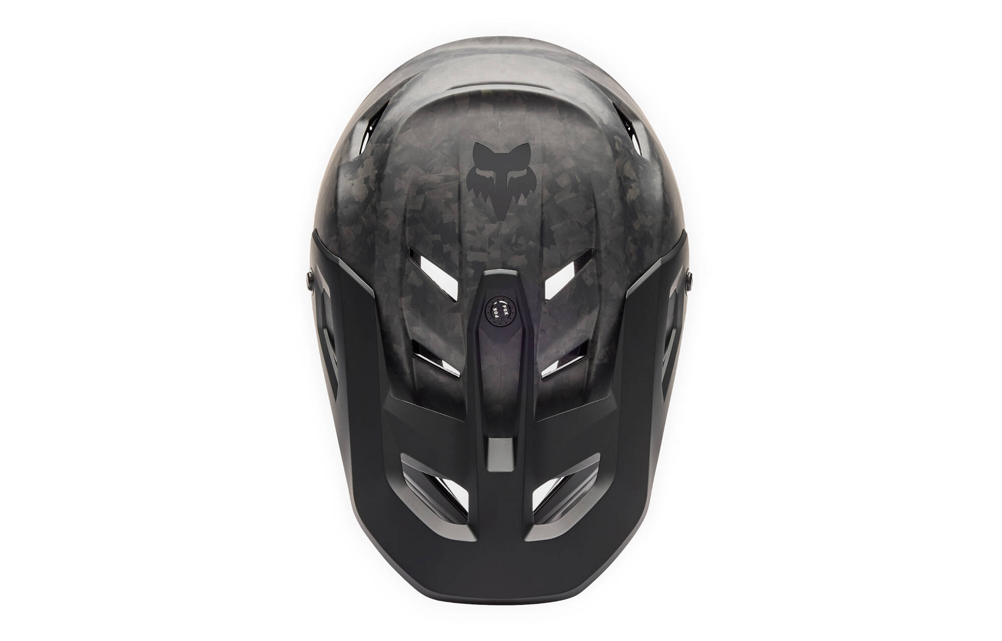 FOX RAMPAGE RS MAT BLACK HELMET image large number 2