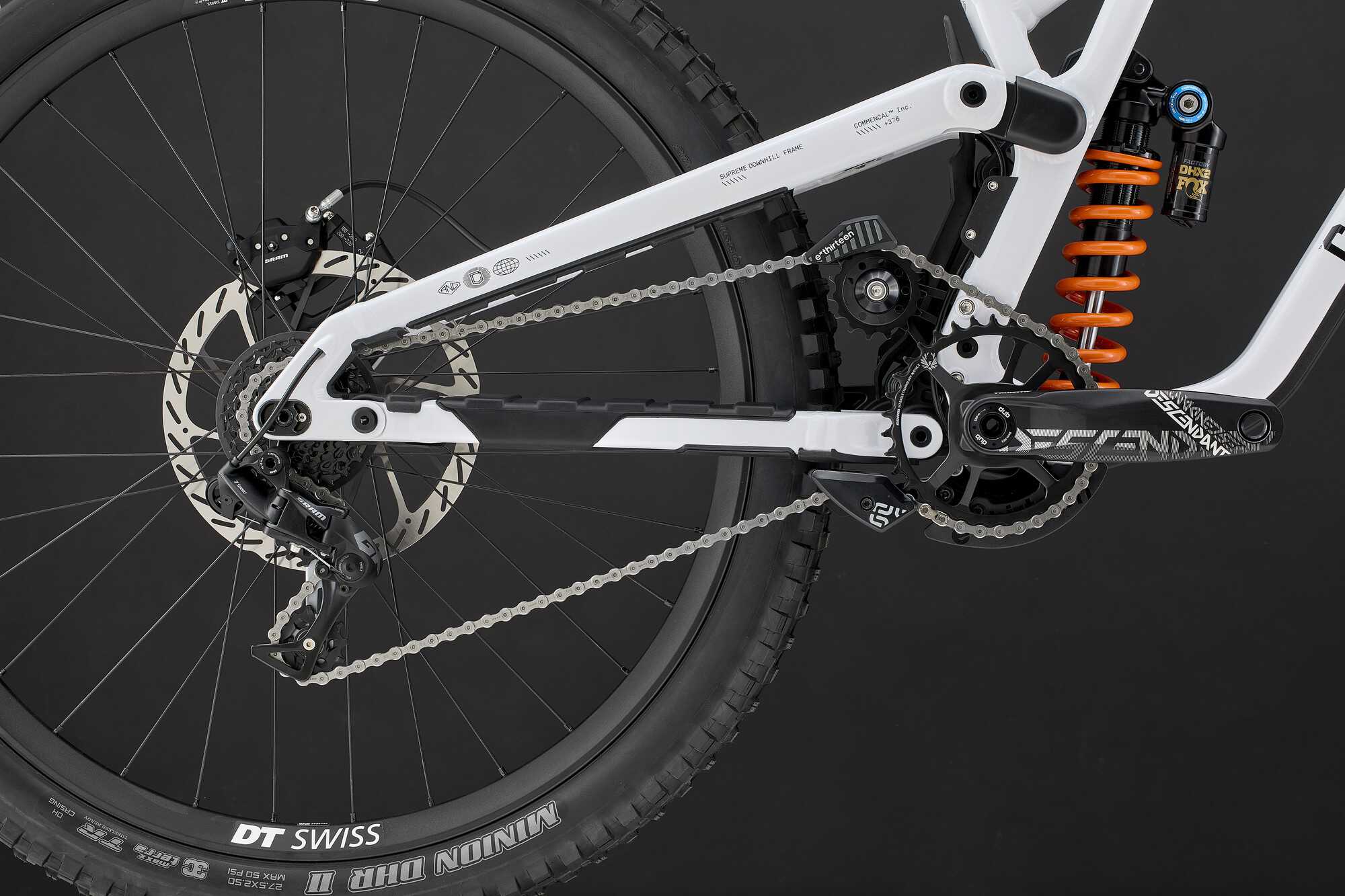 COMMENCAL SUPREME DH V5 SIGNATURE PURE WHITE 2026 image large number 5