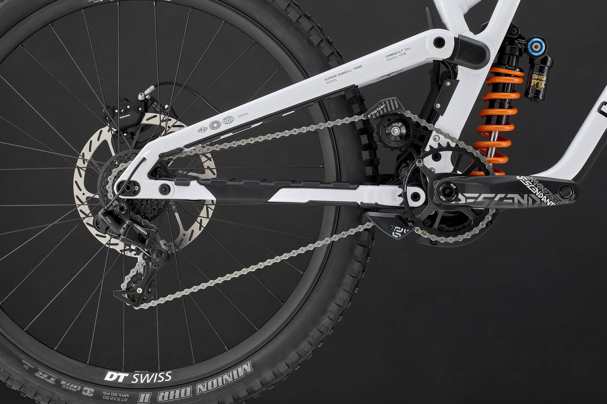 COMMENCAL SUPREME DH V5 SIGNATURE PURE WHITE 2026 image large number 5