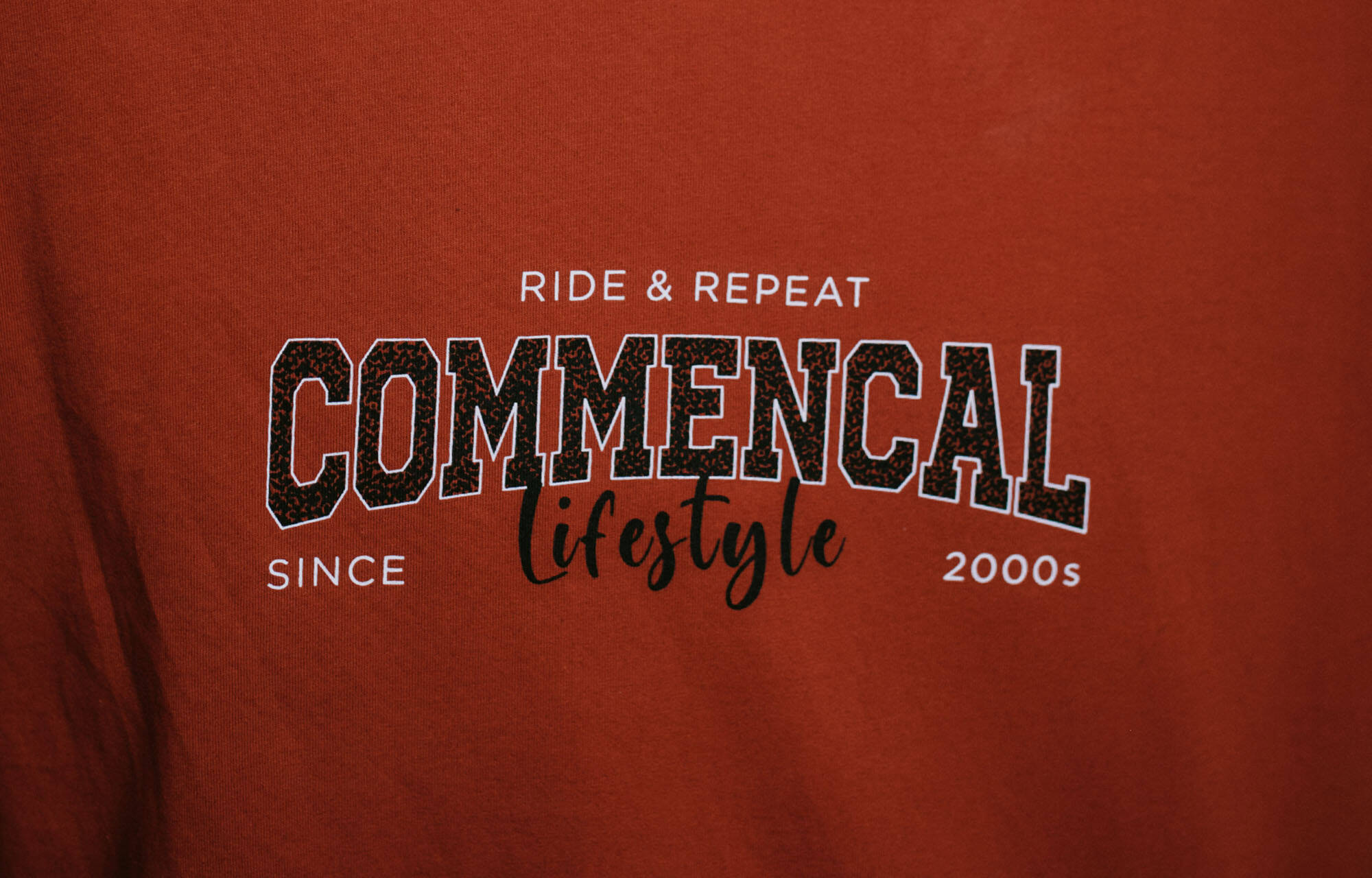 T-SHIRT COMMENCAL UNIVERSITY RUST image large number 2