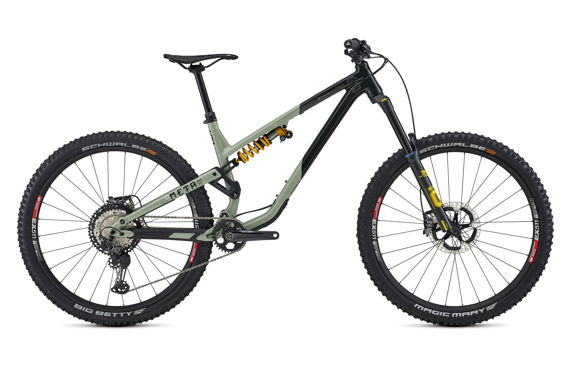 COMMENCAL META AM V4 OHLINS EDITION HERITAGE GREEN / DARK GREEN image cover number 0
