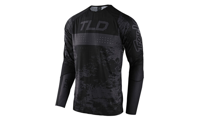 TROY LEE DESIGNS SPRINT ULTRA LONG SLEEVE JERSEY - GRIME BLACK
