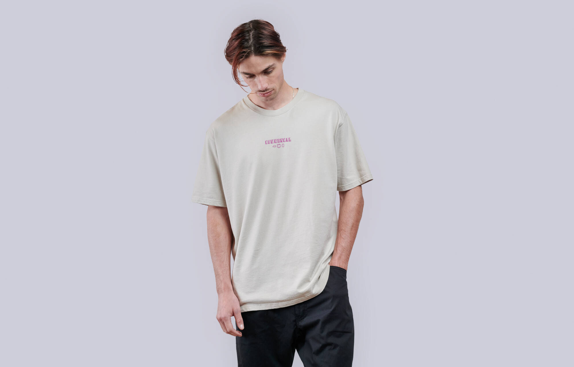 CAMISETA COMMENCAL LOOSE FIT CIRCLE LIGHT GREY image large number 0
