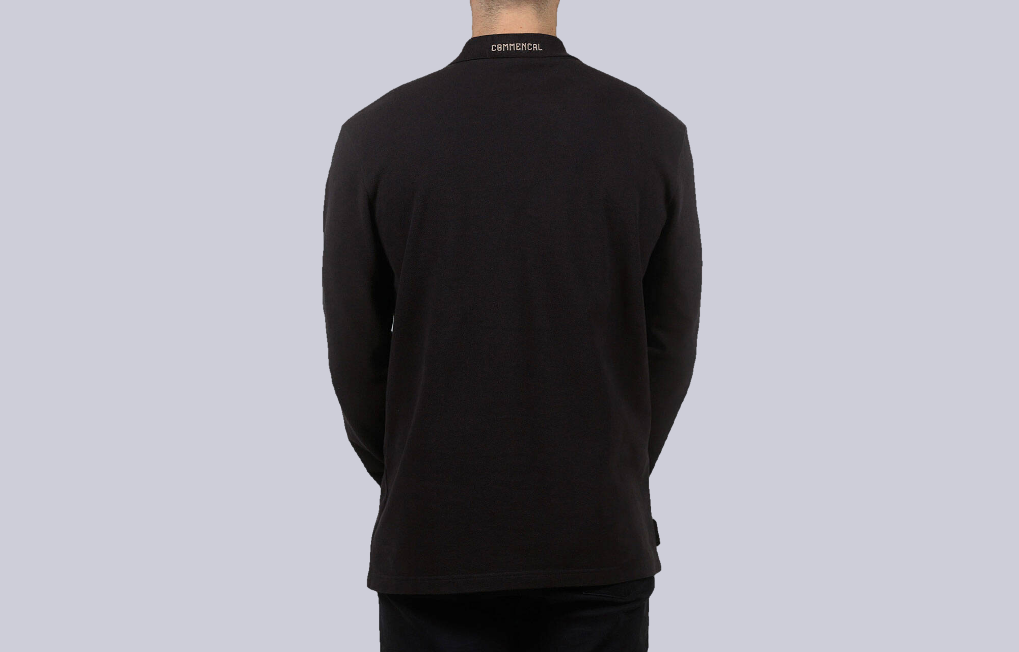POLO LONG SLEEVES COMMENCAL ANTHRACITE image large number 0
