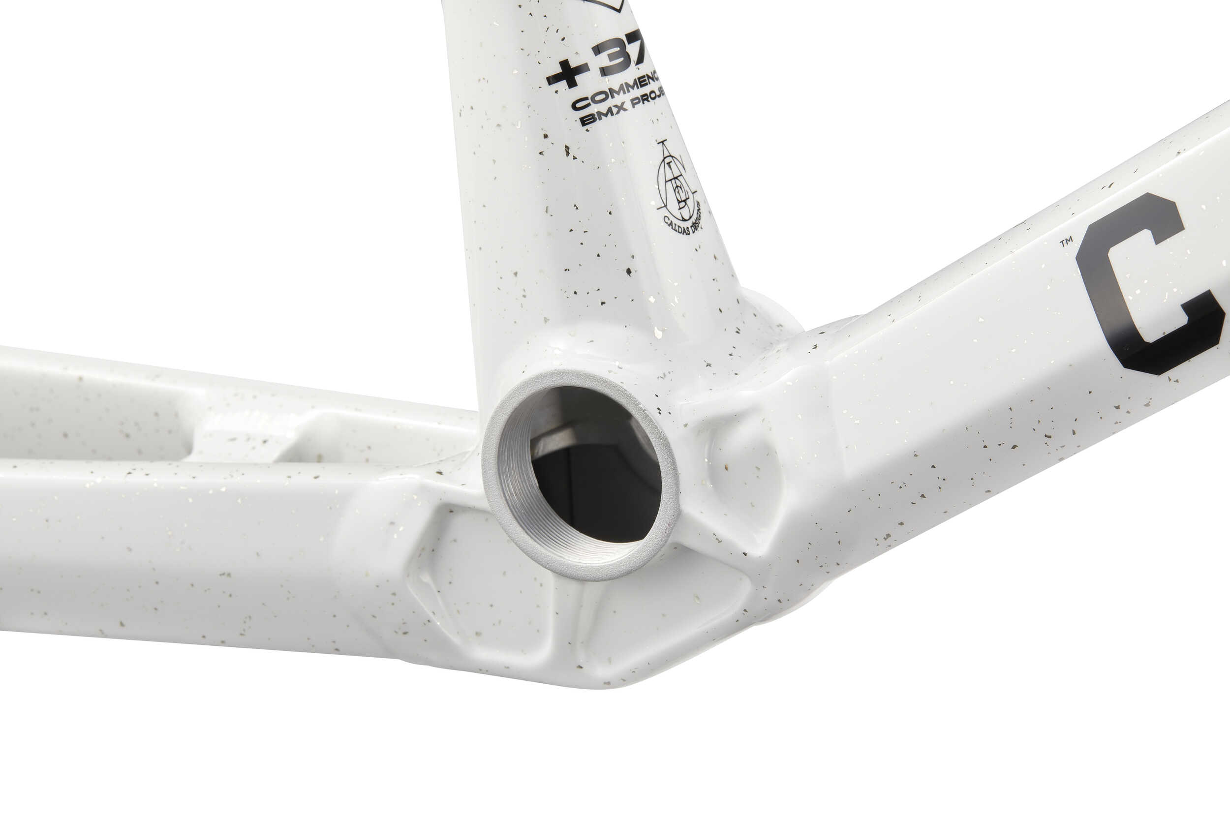 FRAME COMMENCAL BMX V1 GLITTERY WHITE image large number 4