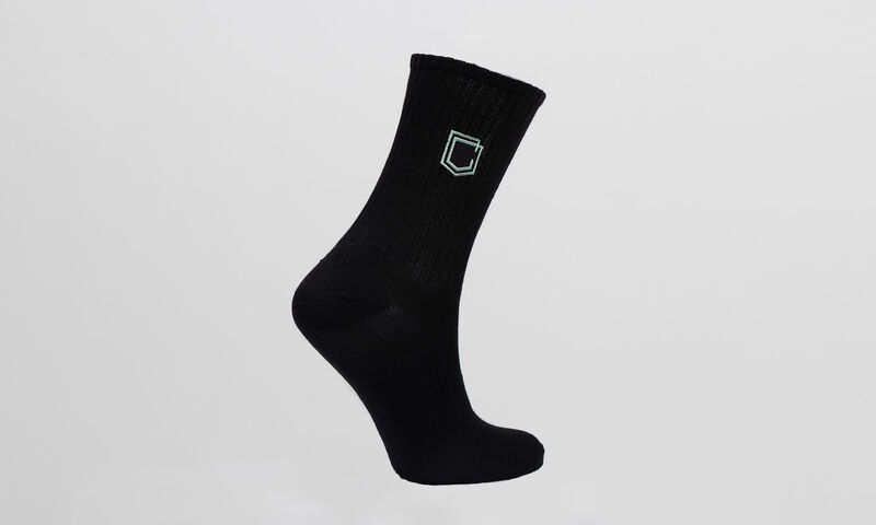CHAUSSETTES COMMENCAL LIFESTYLE EPAISSES SHIELD GREEN HERITAGE