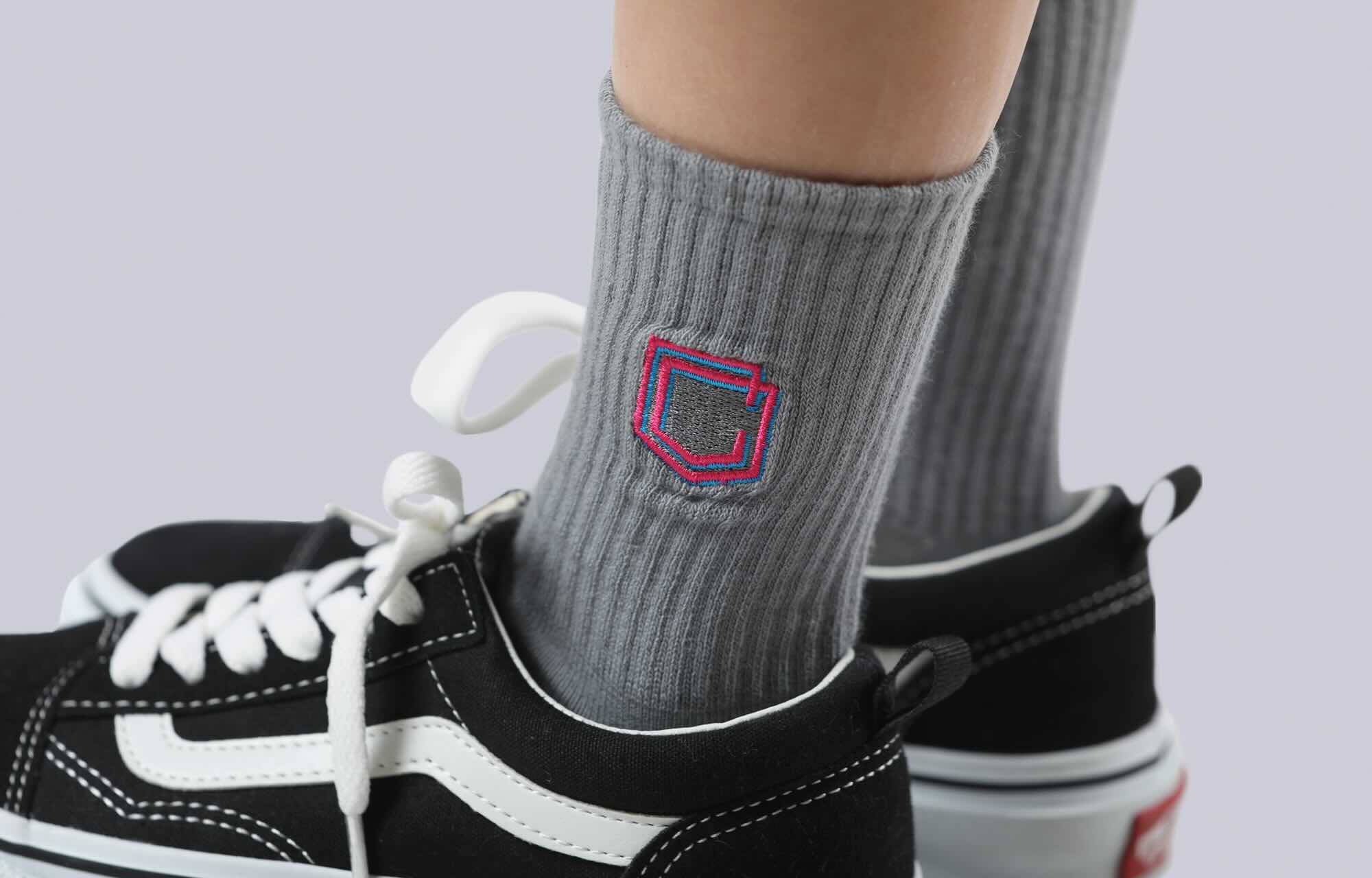 COMMENCAL KIDS SHIELD SOCKS GREY image large number 1