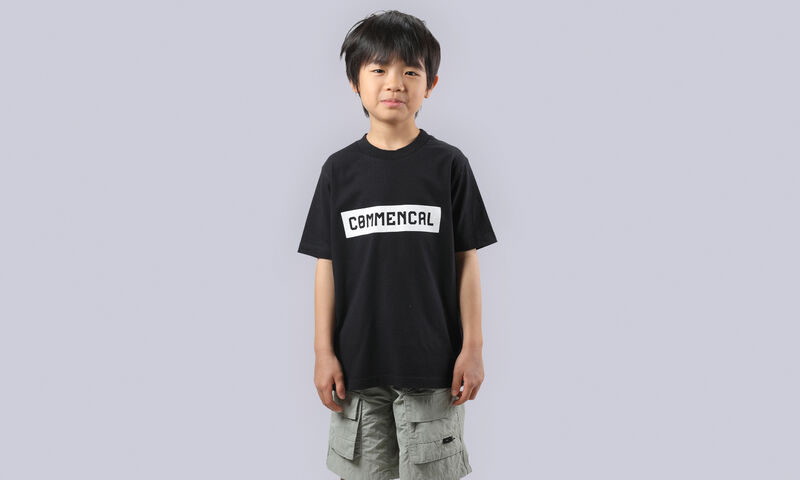 COMMENCAL KIDS CORPORATE REGULAR FIT T-SHIRT BLACK