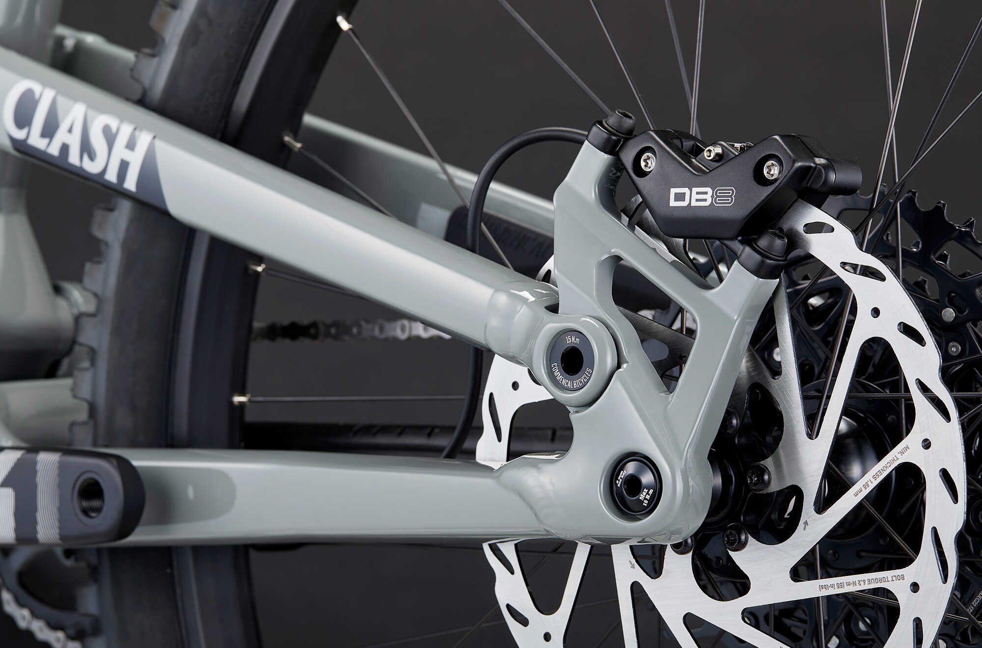 COMMENCAL CLASH RIDE PYRITE GREY image large number 7