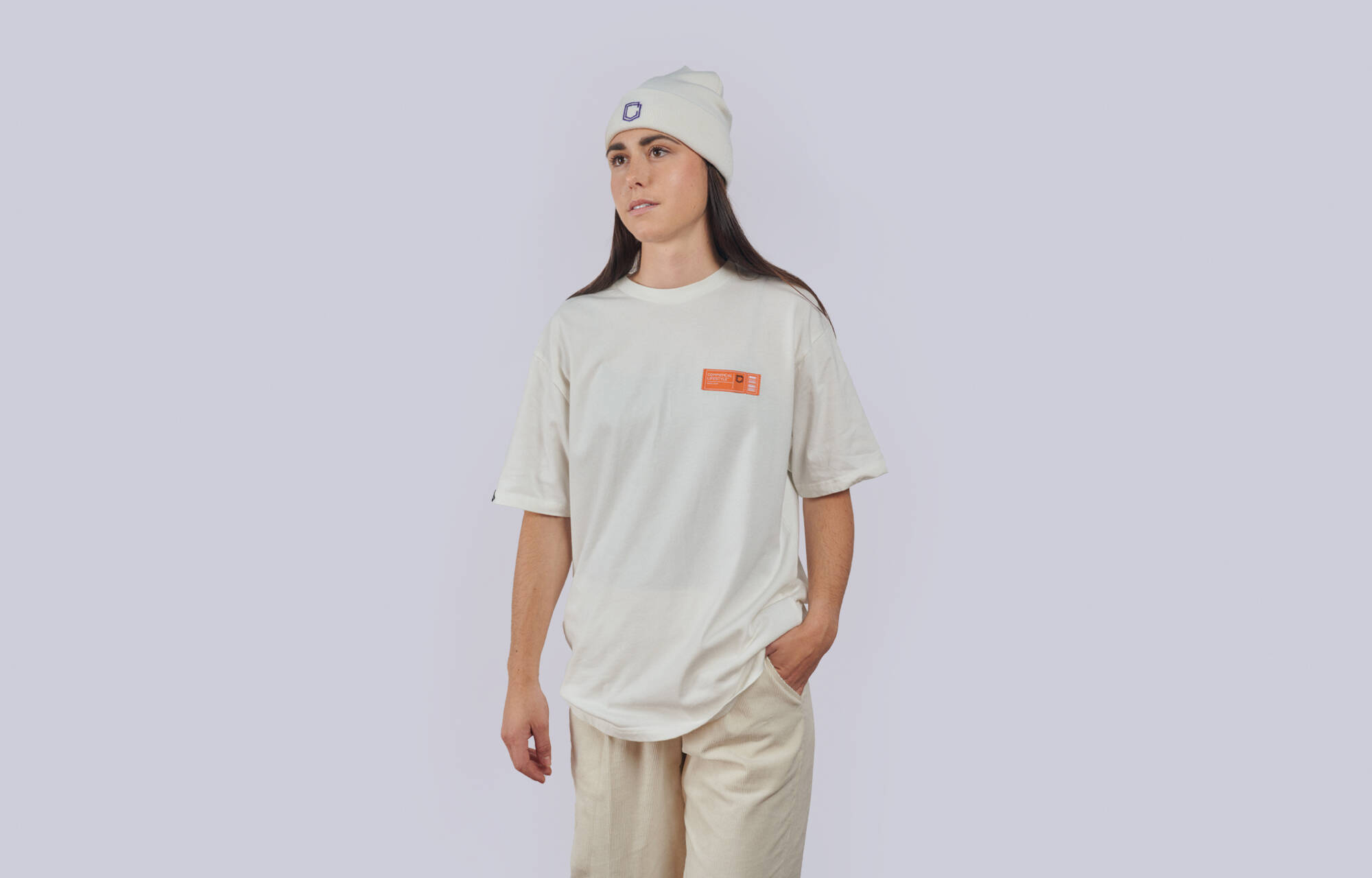 COMMENCAL T-SHIRT LOOSE FIT TICKET GREIGE image large number 1