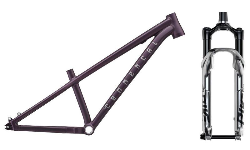 FRAME COMMENCAL ABSOLUT METALLIC PURPLE + ROCKSHOX PIKE DJ SILVER