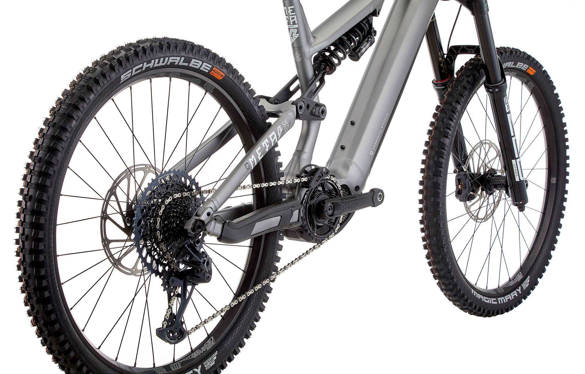 COMMENCAL META POWER SX SHIMANO RACE MATTE GRAPHITE image large number 1