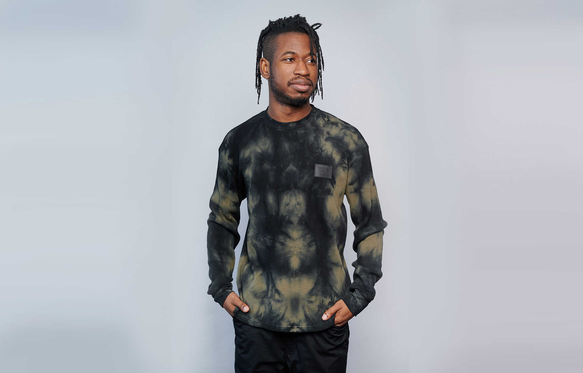 COMMENCAL LOOSE FIT SWEATER TIE DYE GREEN image cover number 0