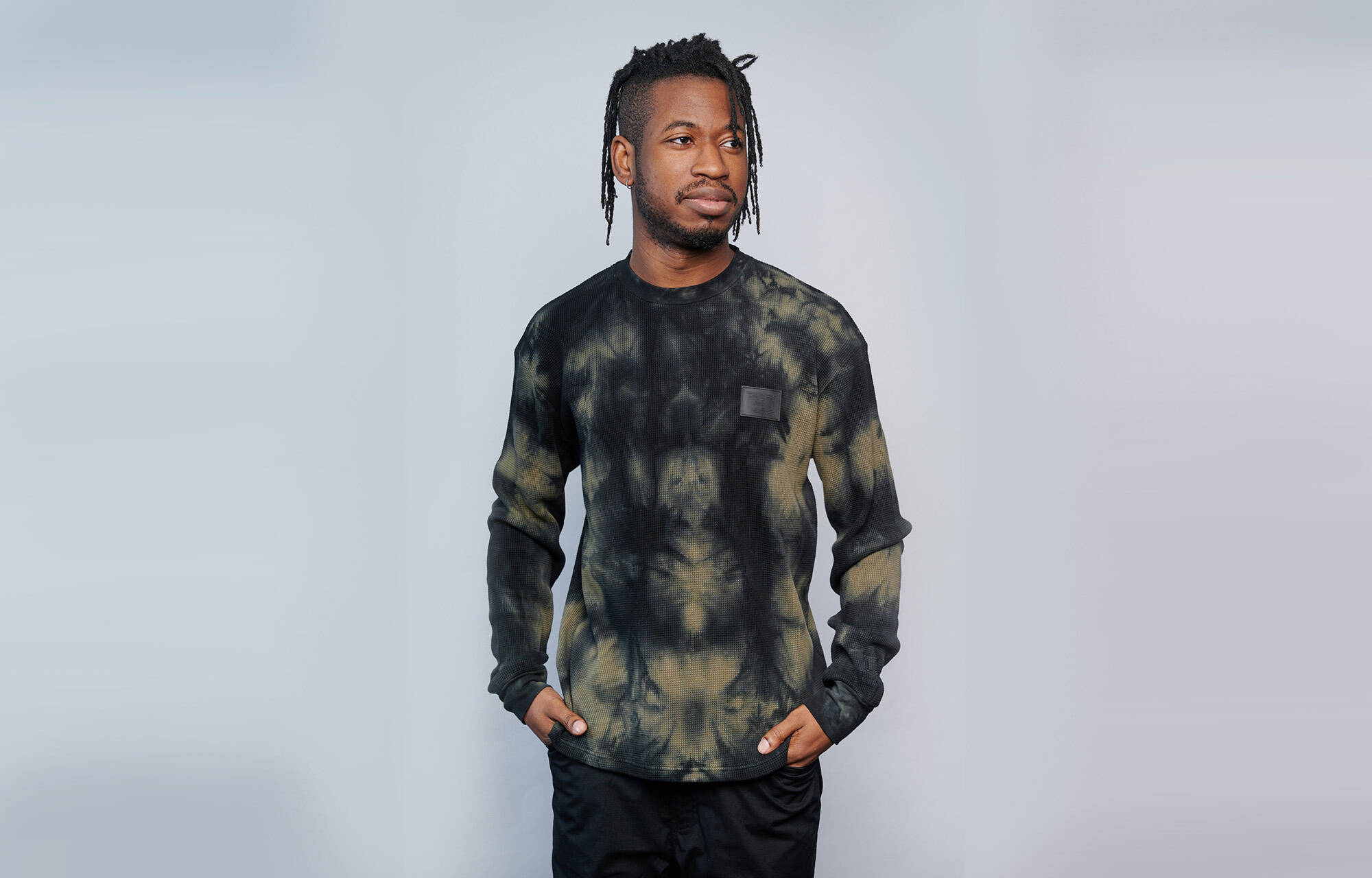 SUDADERA COMMENCAL LOOSE FIT TIE DYE GREEN image cover number 0