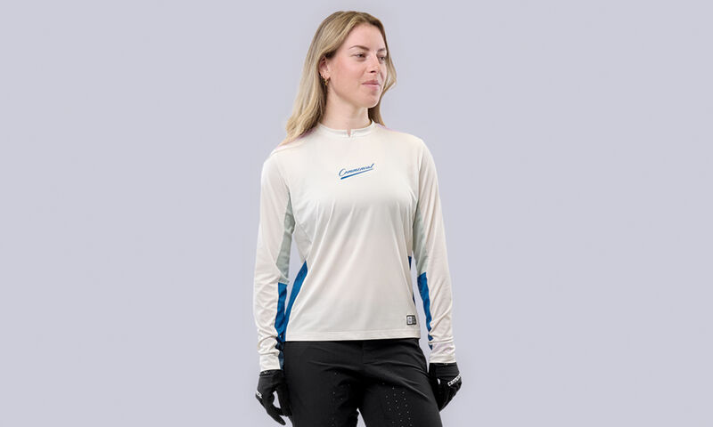 MAGLIA COMMENCAL LIGHTECH MANICHE LUNGHE WOMEN STRONG WHITE