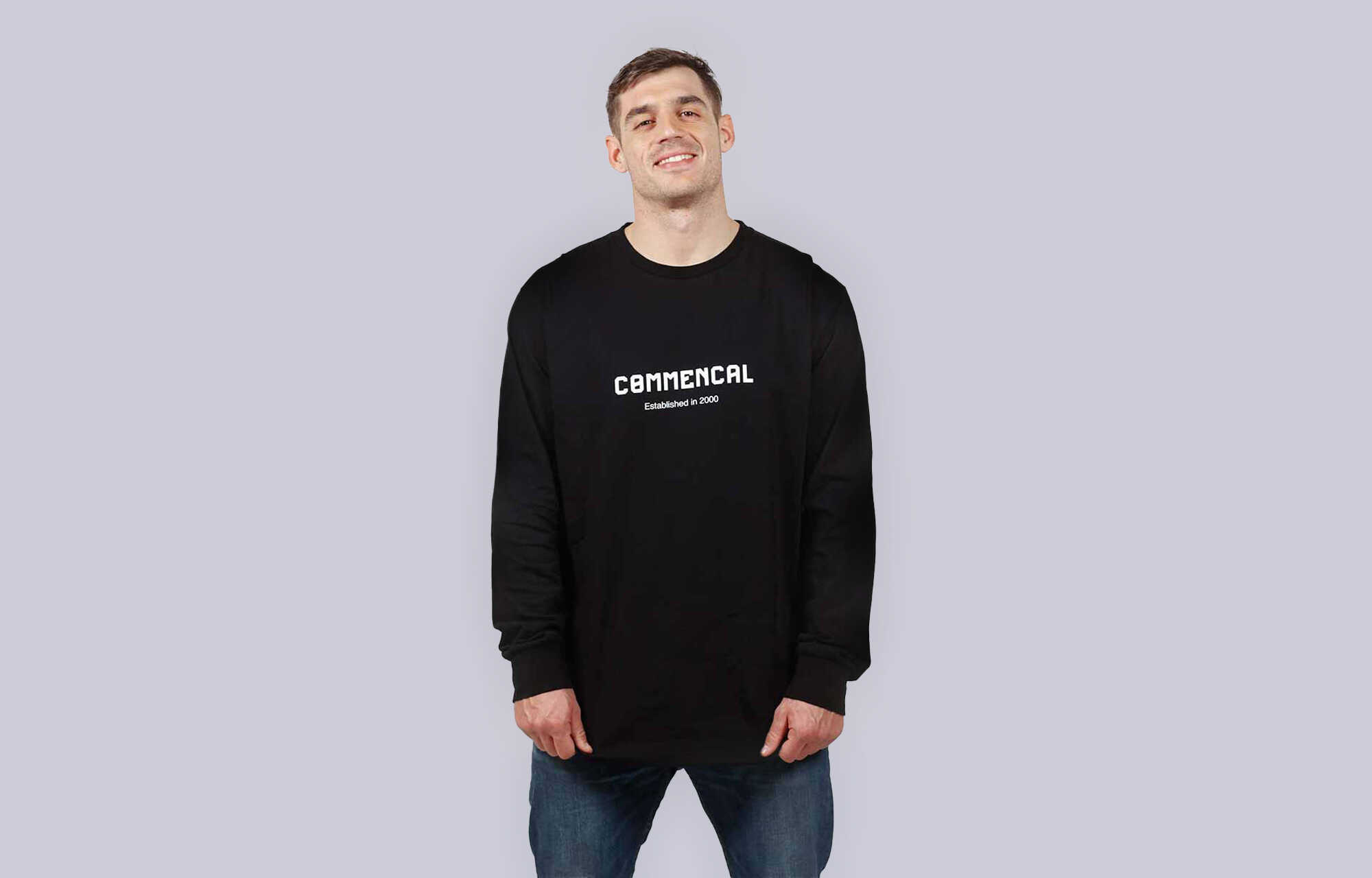 COMMENCAL LANGARM T-SHIRT CORPORATE BLACK image cover number 0