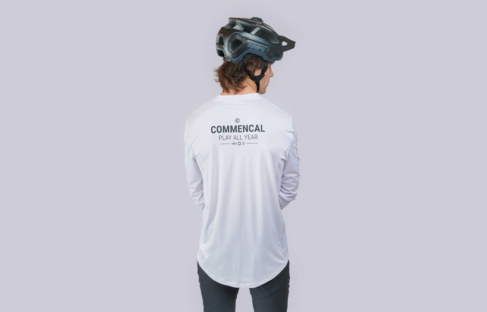 MAGLIA COMMENCAL LIGHTECH MANICHE LUNGHE REFLECTIVE WHITE image cover number 0