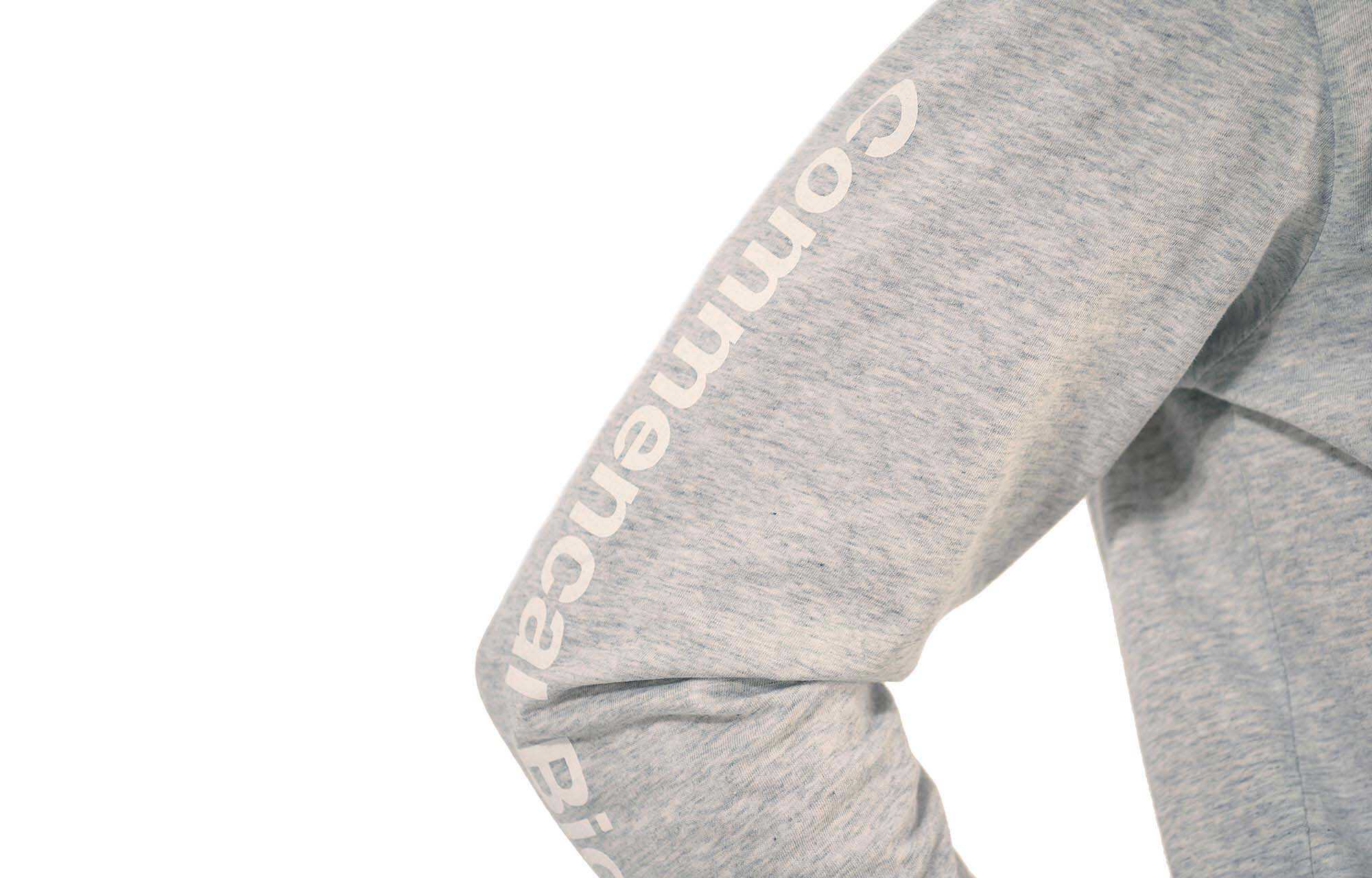 T-SHIRT MANCHES LONGUES COMMENCAL LIGHT GREY image large number 3