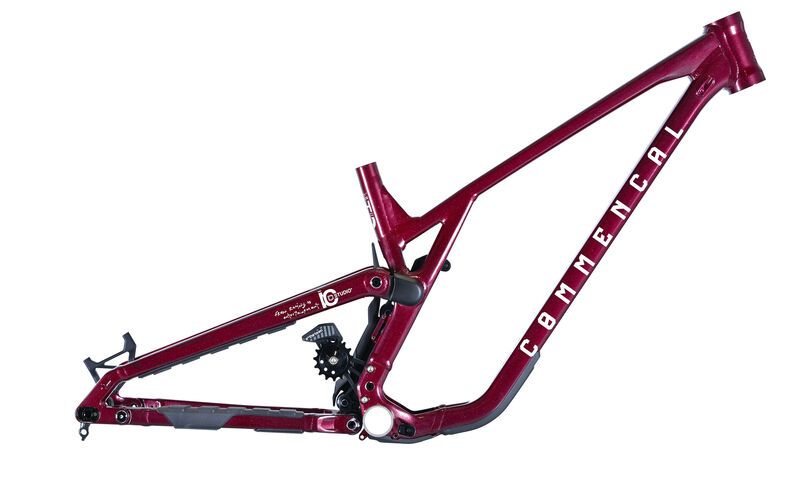 FRAME COMMENCAL SUPREME DH V5 TEAM GLITTERY BURGUNDY