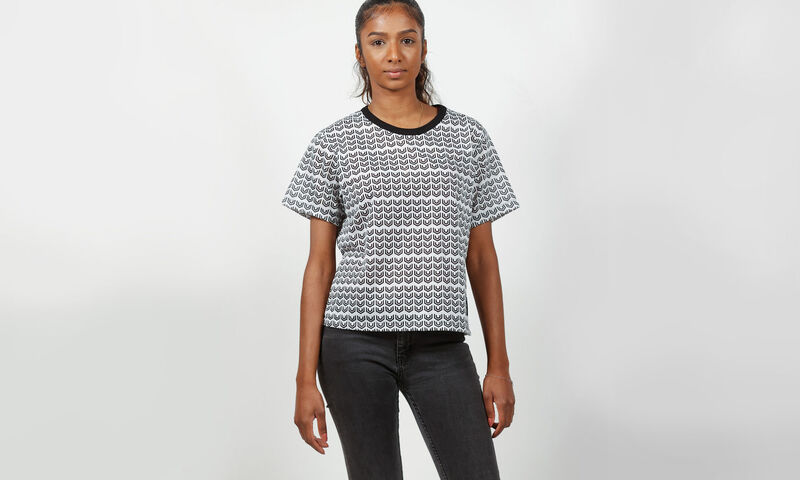 COMMENCAL WOMEN MONOGRAM T-SHIRT B&W