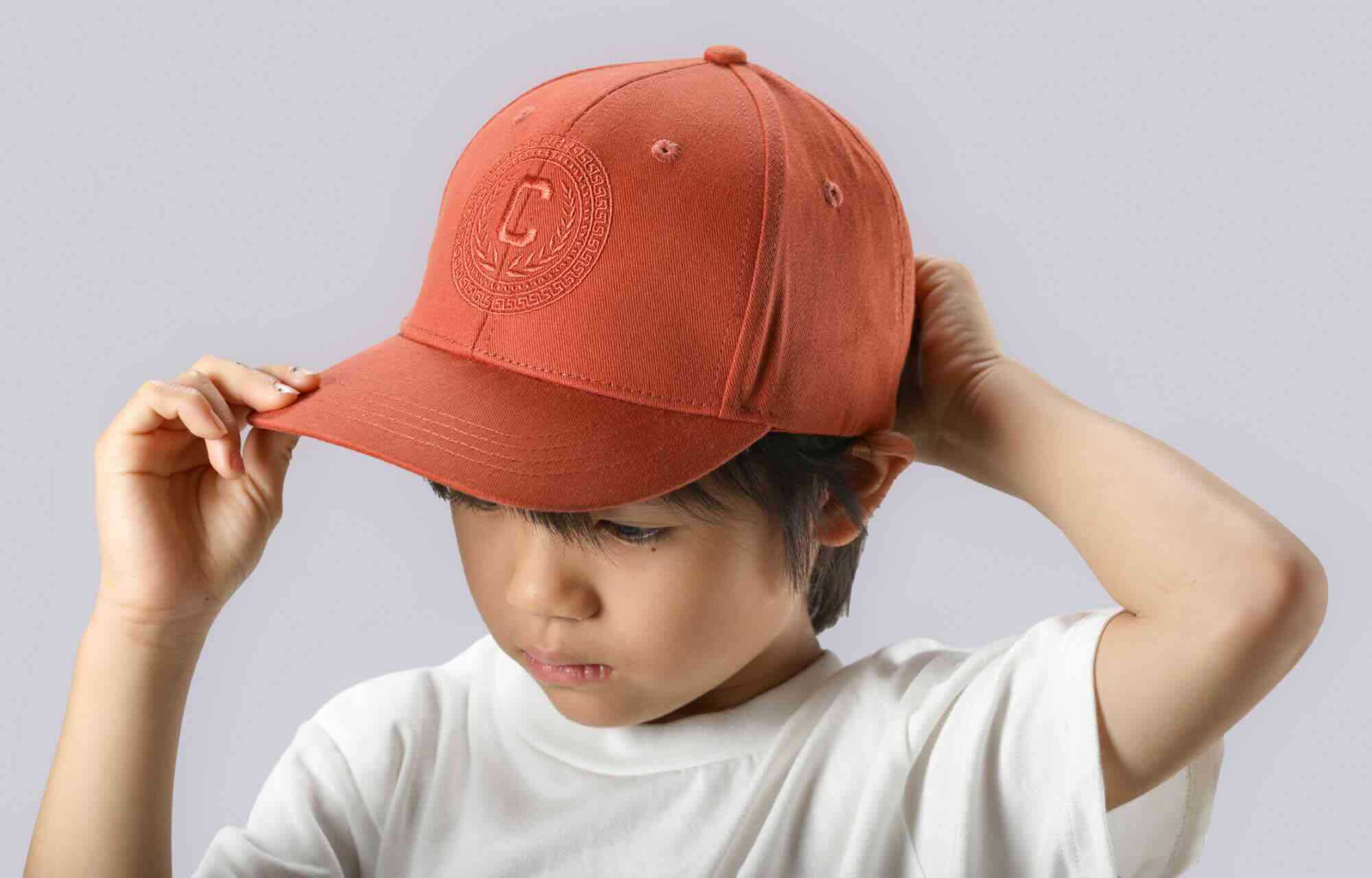 CAPPELLINO COMMENCAL KIDS BASEBALL BLASON TANGERINE image large number 1