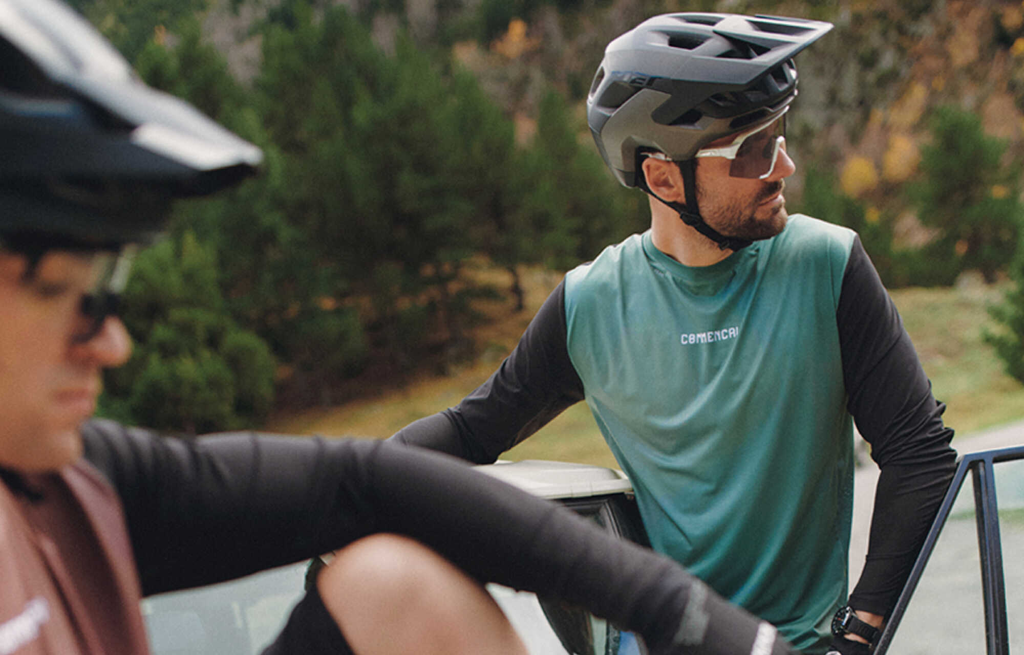 COMMENCAL LIGHTECH LONG SLEEVE JERSEY URBAN GREEN image large number 4