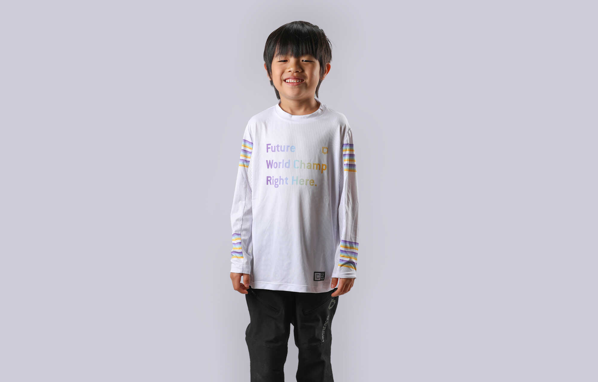 MAGLIA COMMENCAL LIGHTECH MANICHE LUNGHE KIDS WORLD CHAMPS image cover number 0