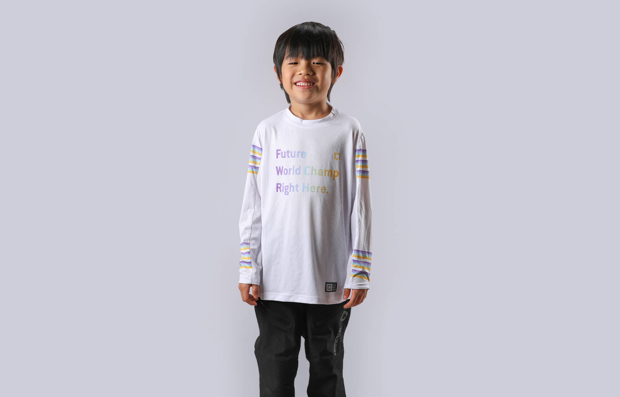 COMMENCAL KIDS LIGHTECH LONG SLEEVE JERSEY WORLD CHAMPS image cover number 0