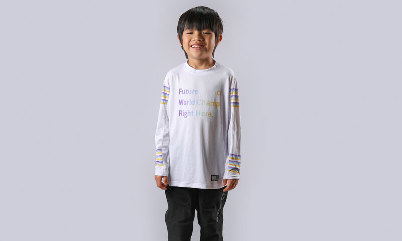 COMMENCAL KIDS LIGHTECH LONG SLEEVE JERSEY WORLD CHAMPS