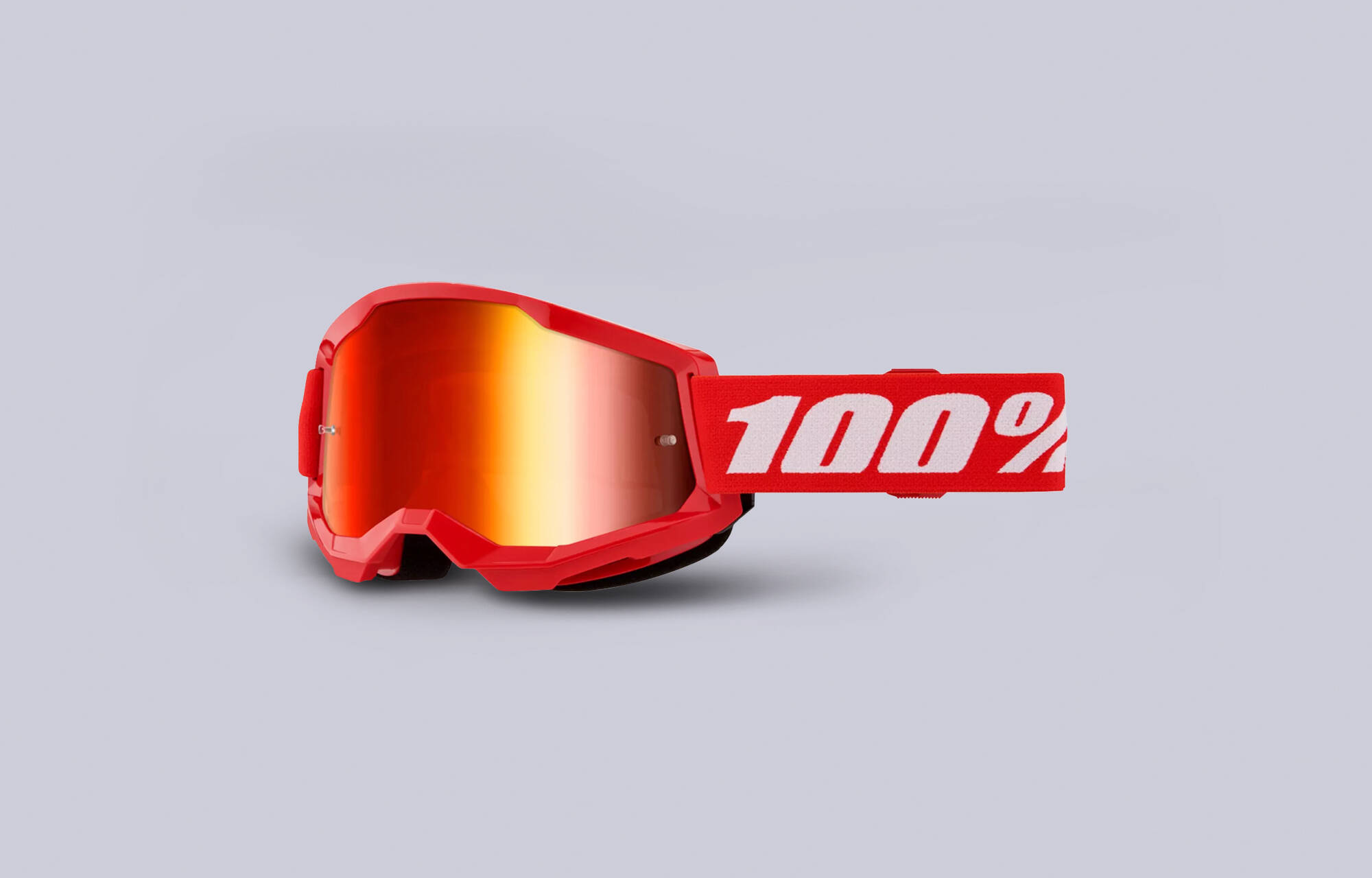 100% GOGGLE STRATA 2 RED - MIRROR RED image cover number 0