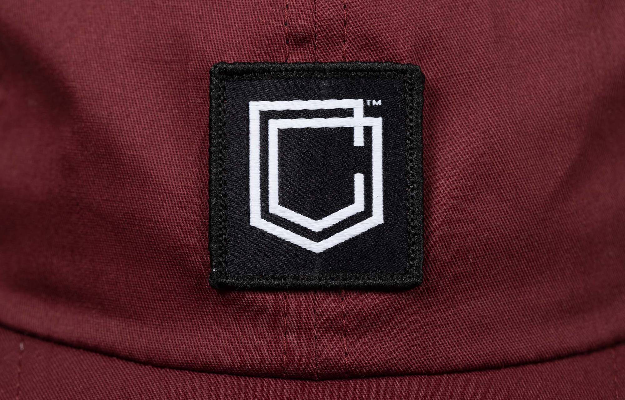 6 PANEL CAP DARK RED image large number 2