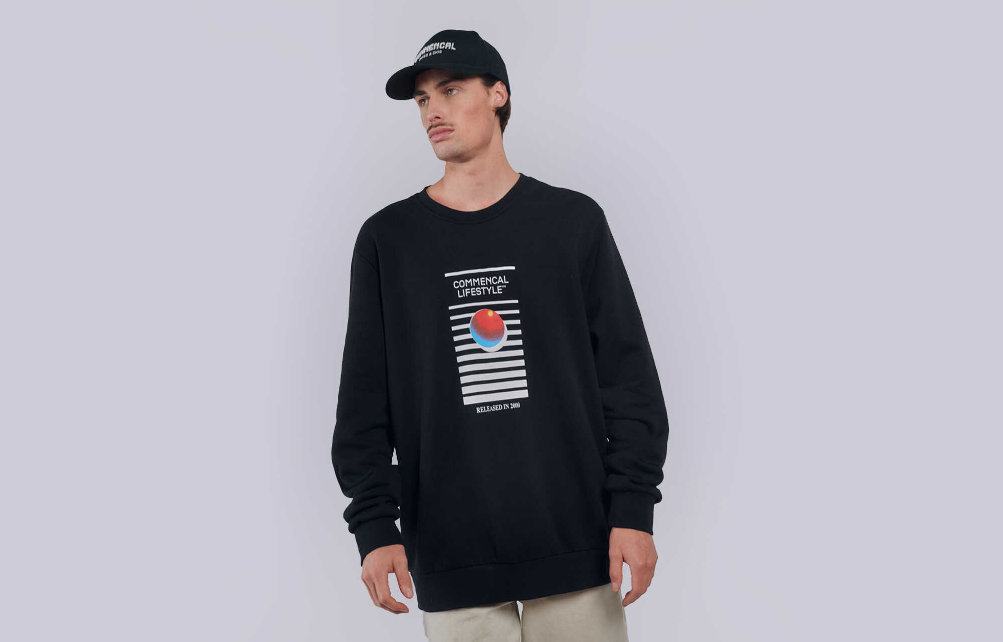 COMMENCAL CREWNECK BLACK RECORDS image cover number 0