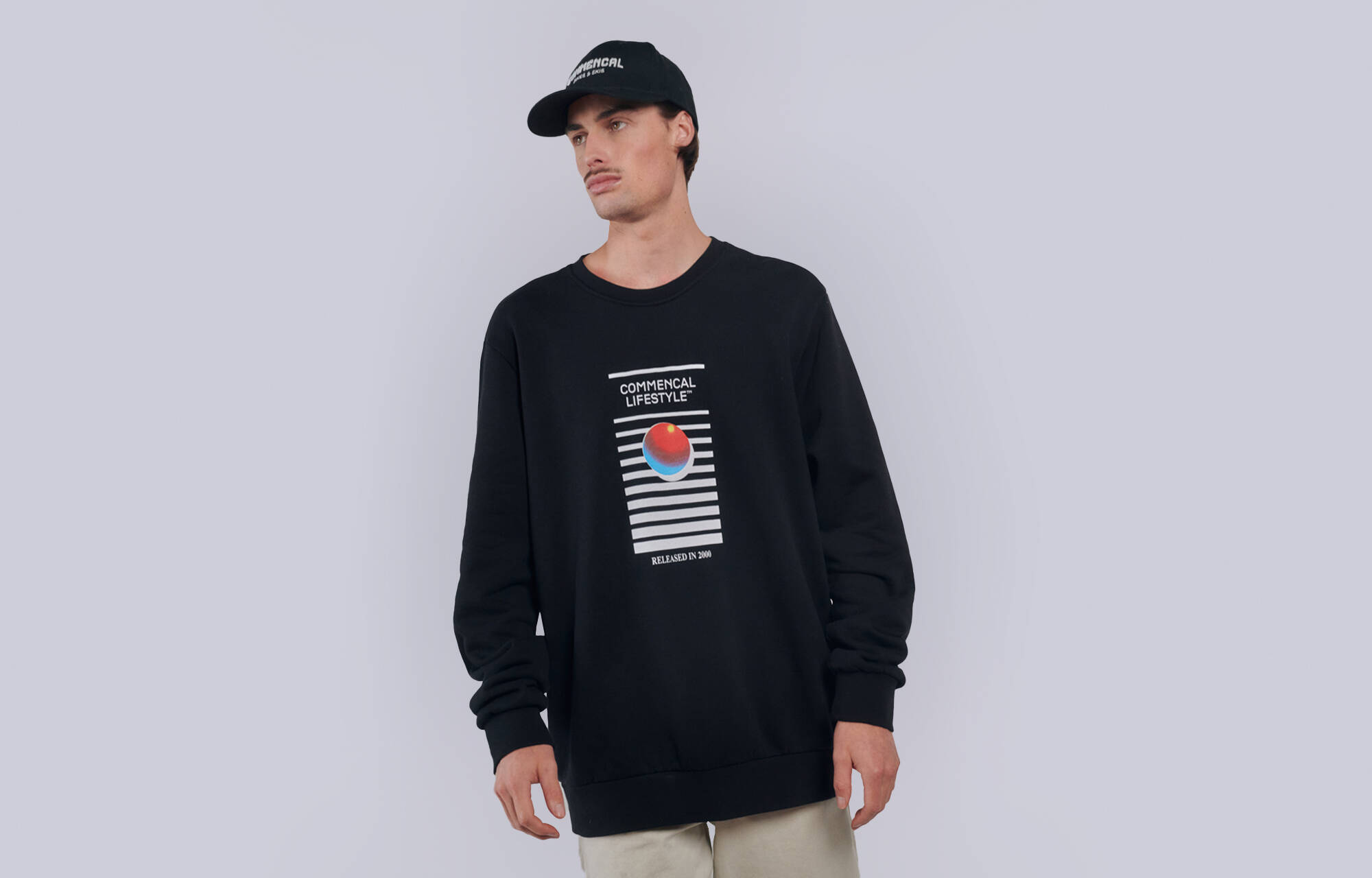COMMENCAL CREWNECK BLACK RECORDS image cover number 0