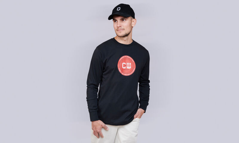 LONG SLEEVE COMMENCAL x WHISTLER T-SHIRT BLACK