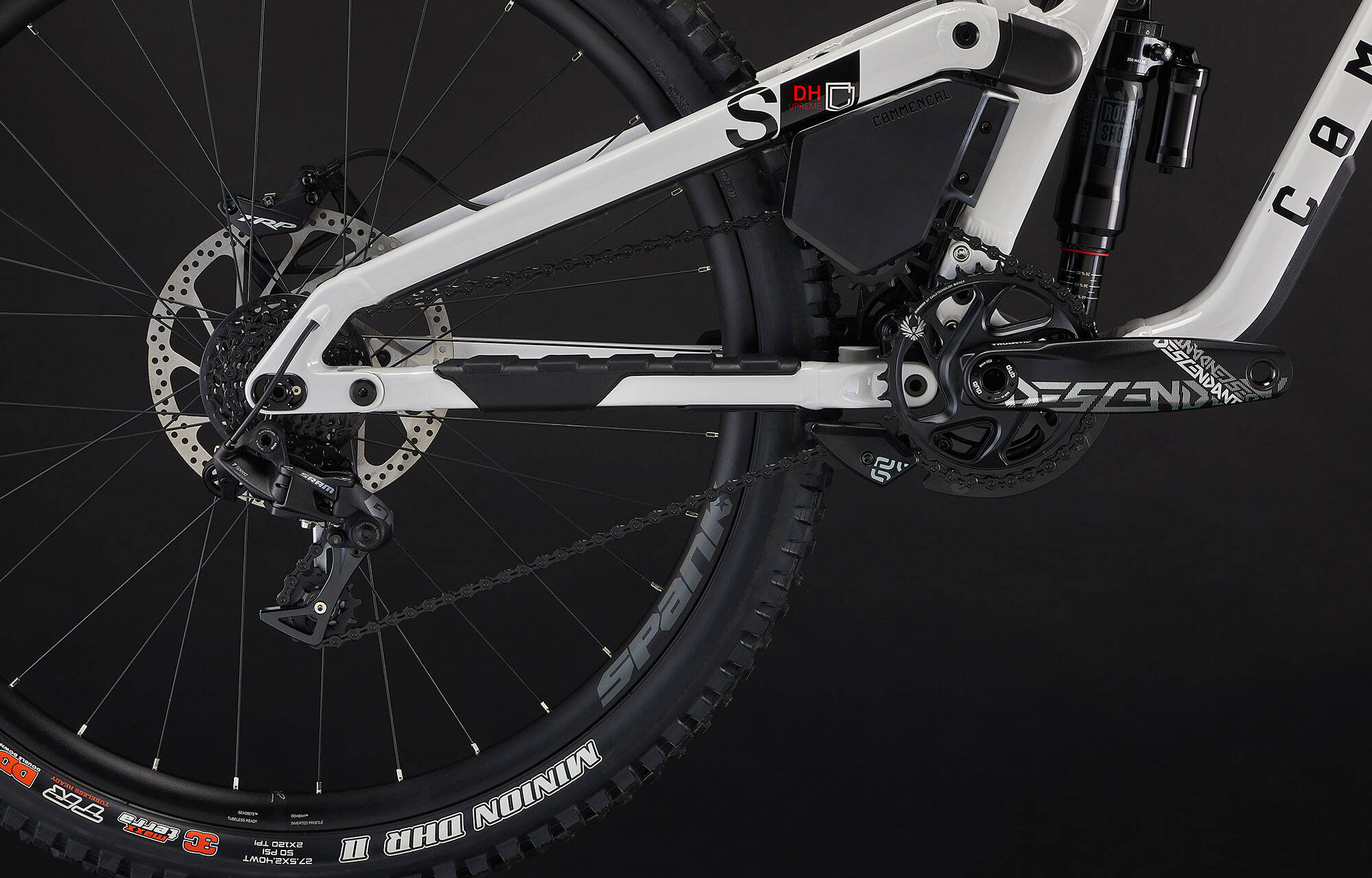 COMMENCAL SUPREME DH V5 XS PURE WHITE image large number 5