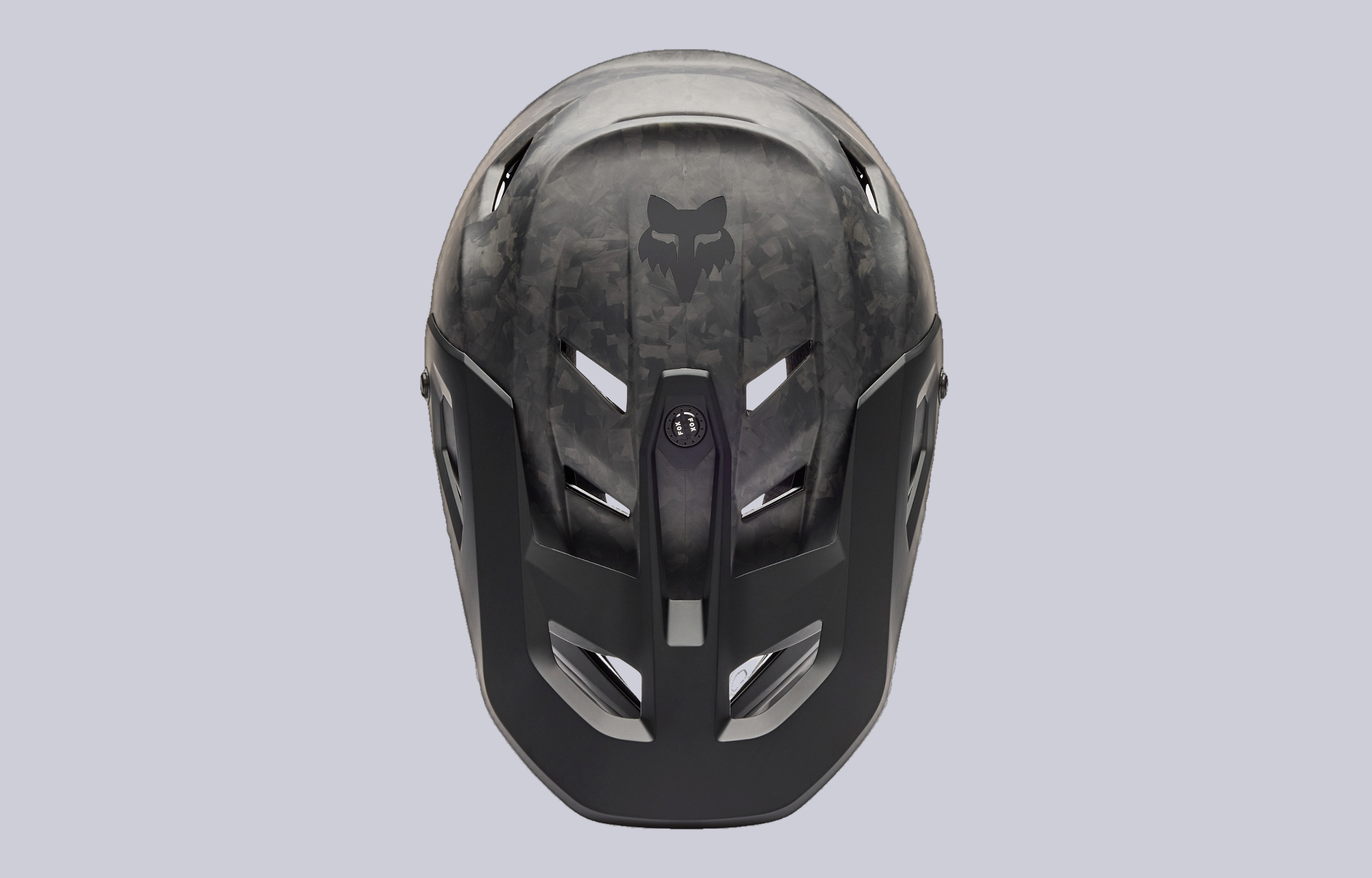 FOX RAMPAGE RS MAT BLACK HELM image large number 2