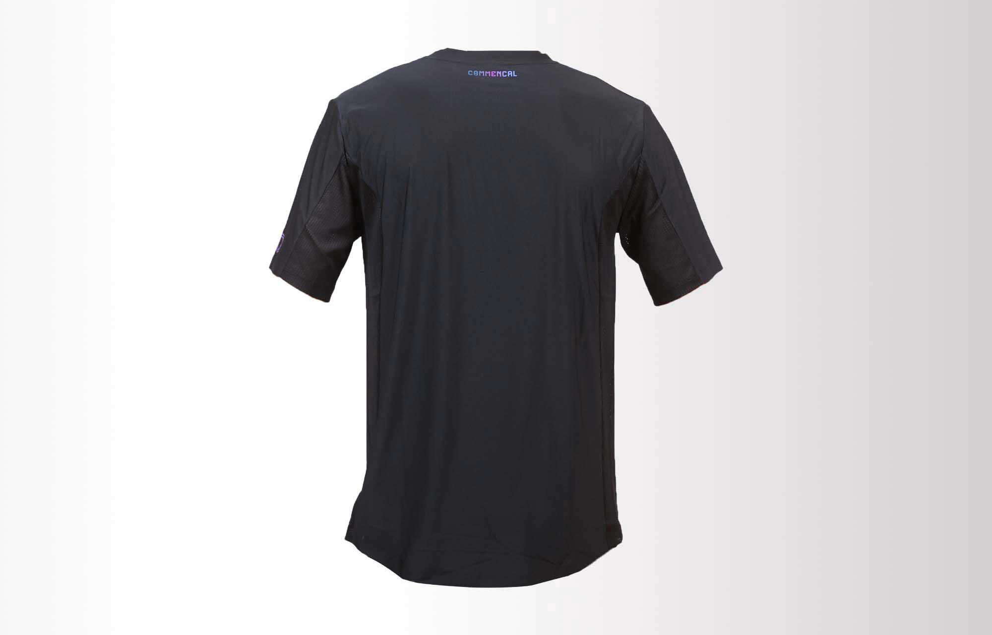 MAILLOT COMMENCAL LIGHTECH MANCHES COURTES CORPORATE BLACK image large number 0