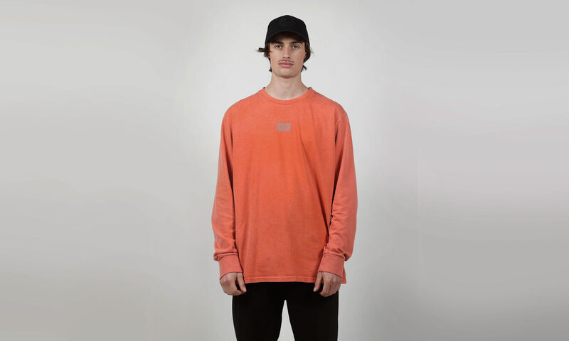 T-SHIRT LONG SLEEVES COMMENCAL WASHED TANGERINE