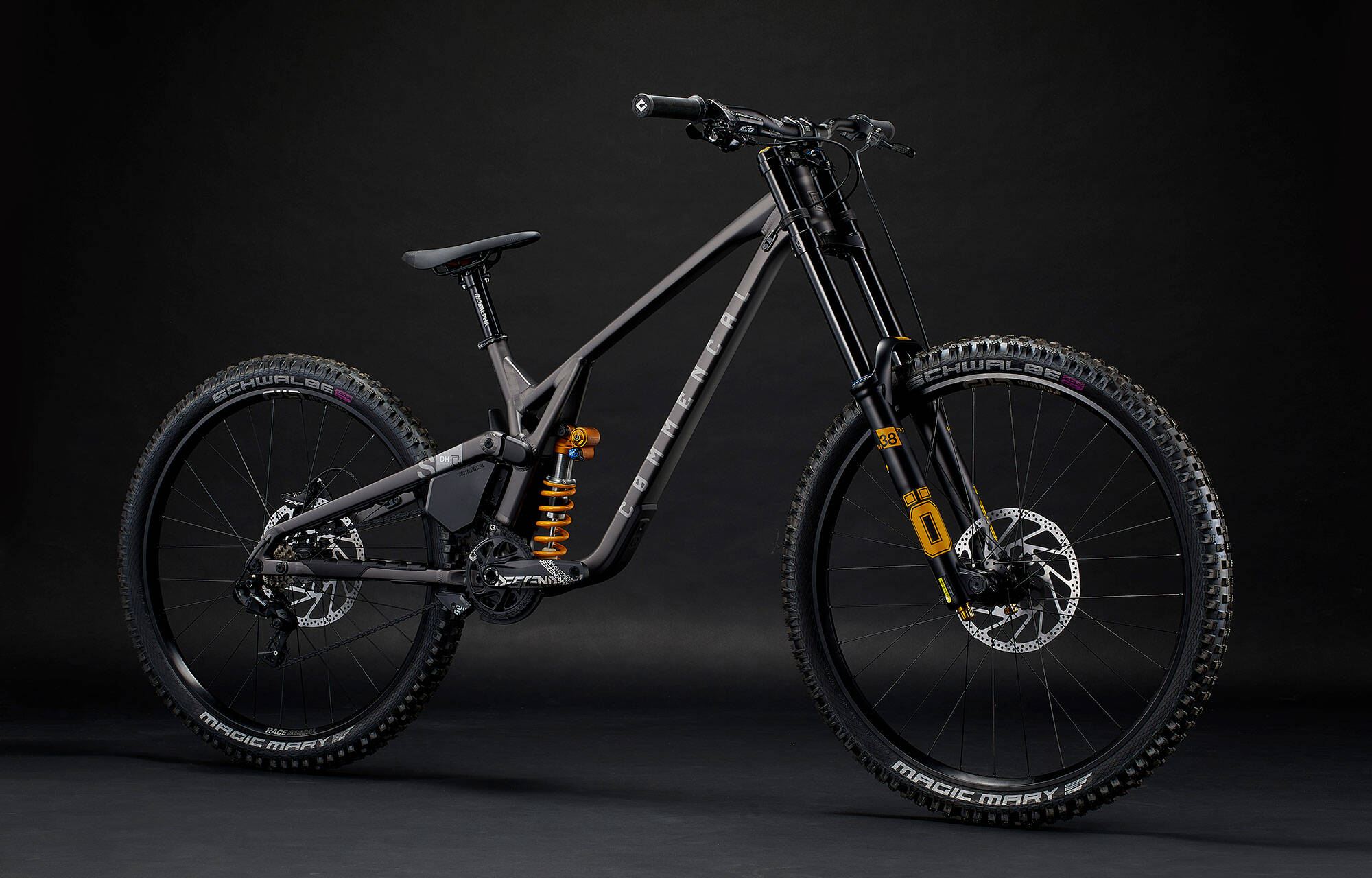 COMMENCAL SUPREME DH V5 OHLINS EDITION DARK SLATE image large number 1